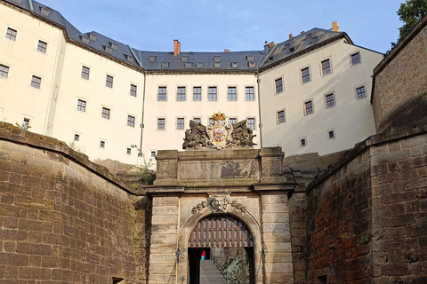From Dresden: Table mountains Lilienstein & Königstein tour