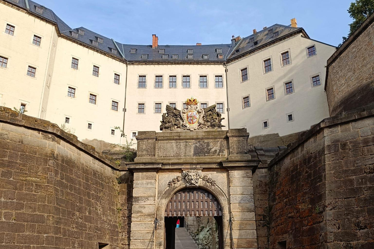 From Dresden: Table mountains Lilienstein & Königstein tour