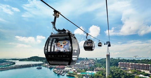 Singapore: Sentosa Cable Car Sky Pass Roundtrip Ticket