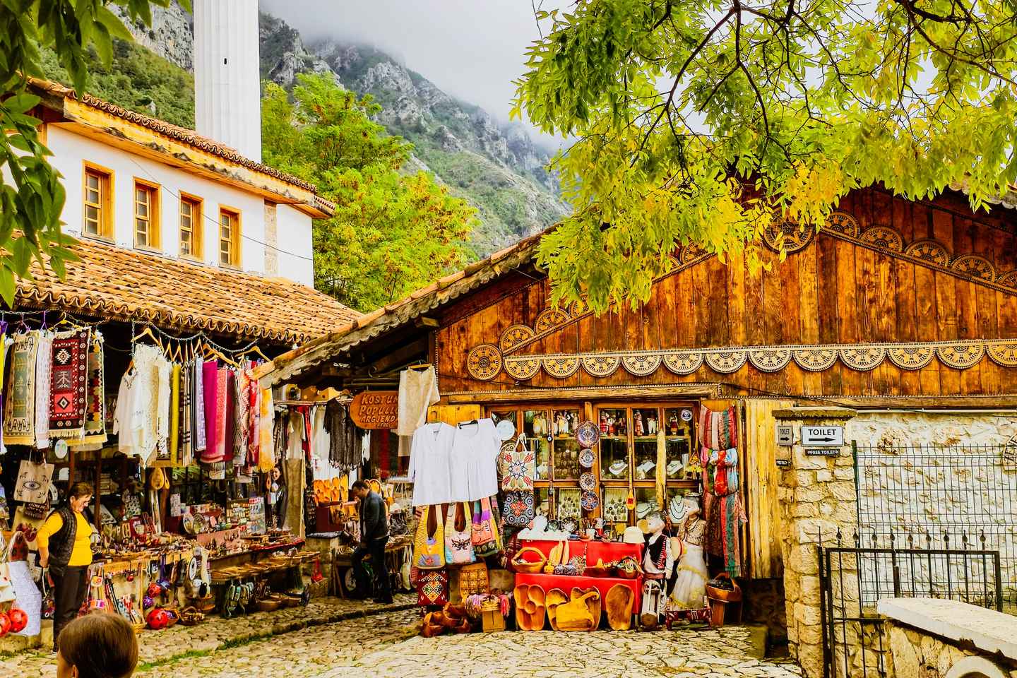 From Durres/Golem: Kruja & Holy Mountain 1100m & Old Bazaar