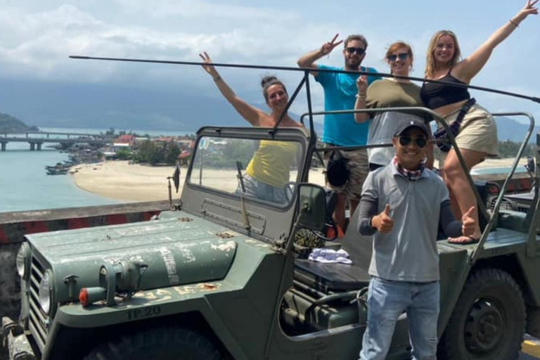 Jeep & Train Journey: Explore Huế, Hai Van Pass, & Lăng Cô