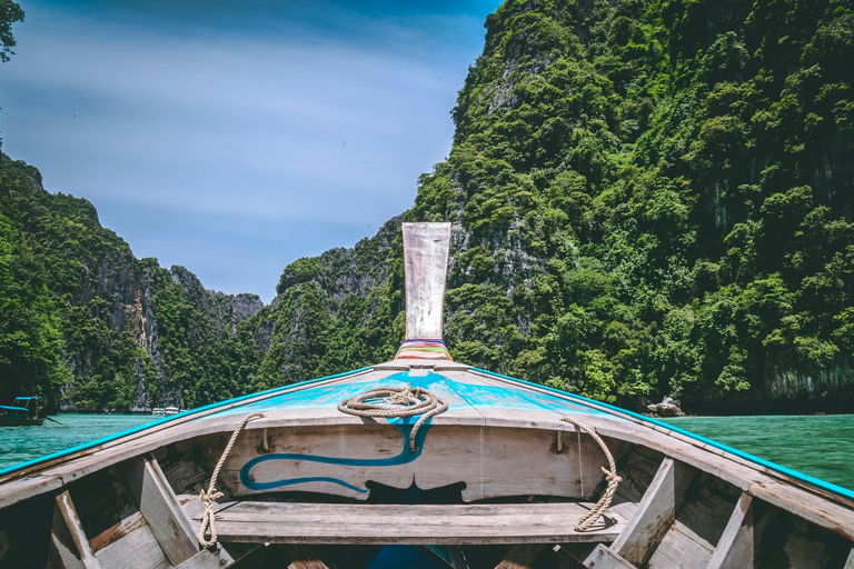 Phi Phi: Excursão de 1 dia a 7 ilhas em Longtail com pôr do sol