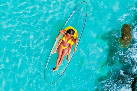 Drone Clear Kayak Barbados Photoshoot Drone Clear Kayak Barbados Photoshoot - 2 Persons