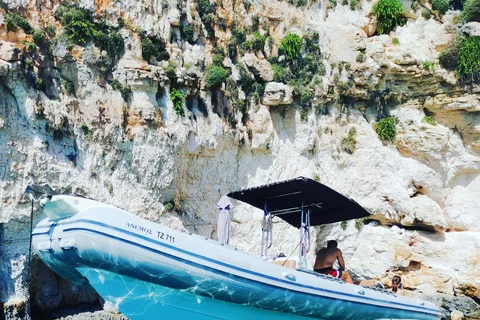 Zakynthos : island half circle boat tour