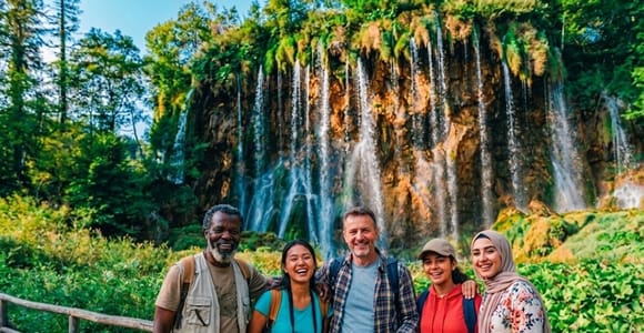 Ab Zagreb: Plitvicer Seen mit Eintrittskarte & Rastoke-Wasserfälle – Tagestour