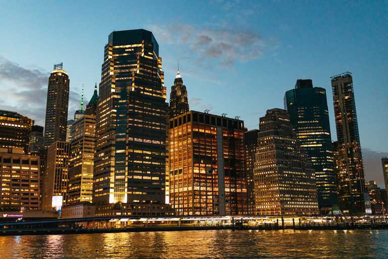 New York : croisière nocturne dans le port