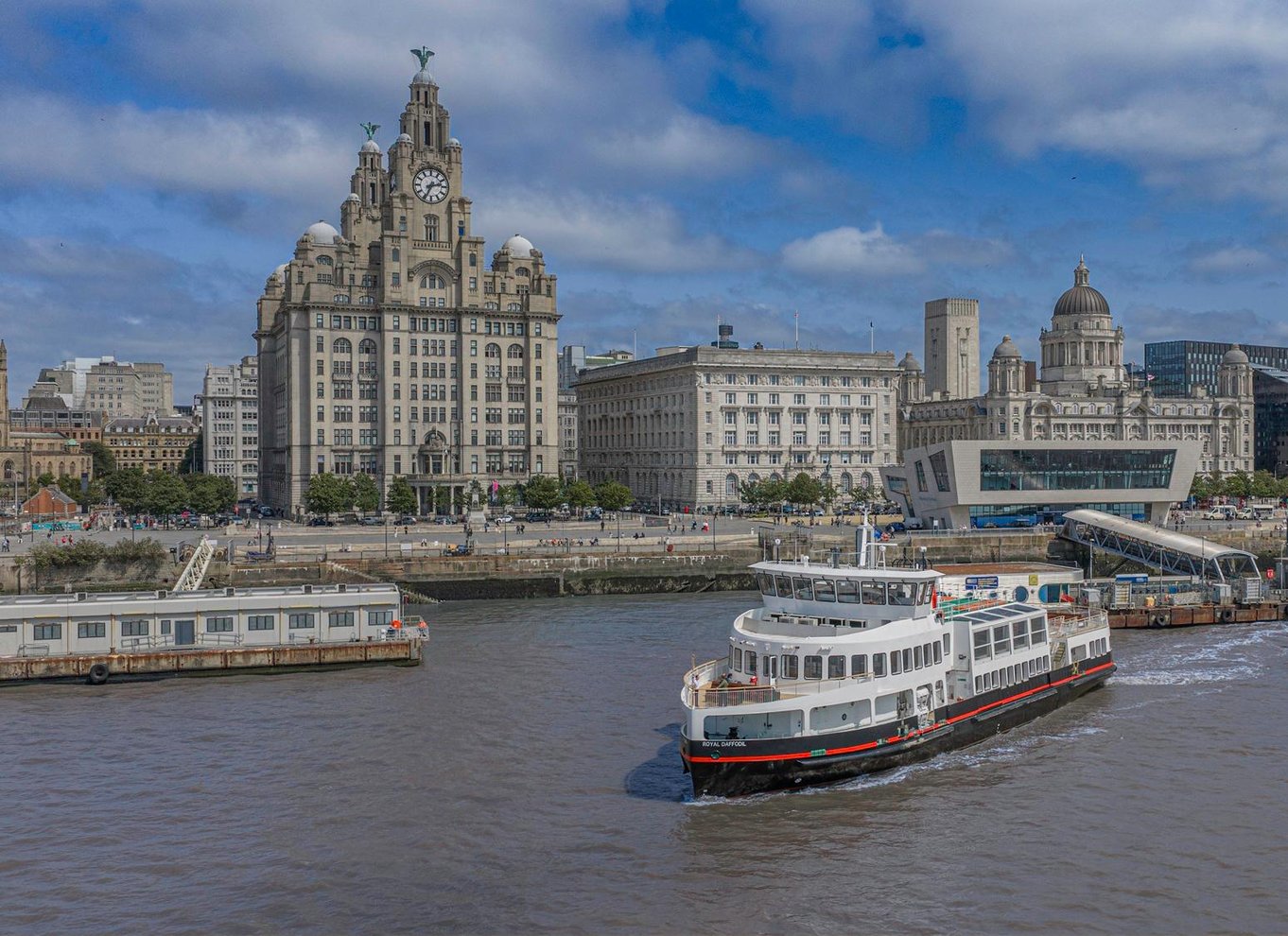 Liverpool: Sightseeing-bådtur på floden Mersey