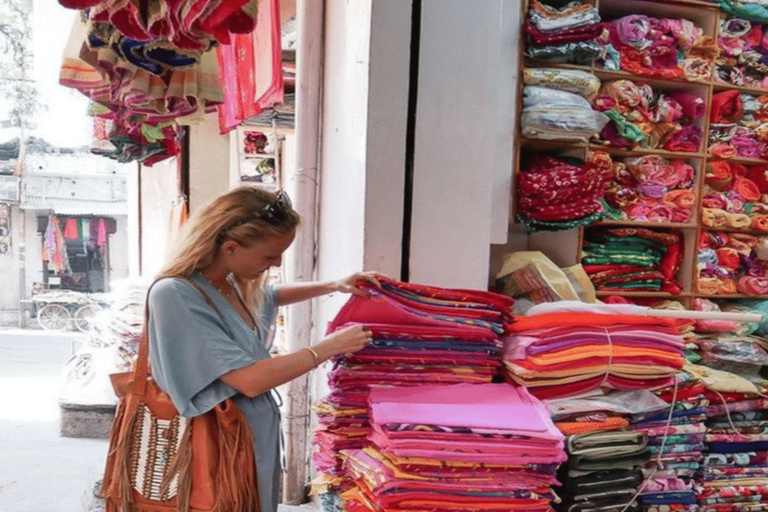 Jaipur : Tour de Compras Piedras Preciosas, Impresión en Bloque Recogida+ Entrega