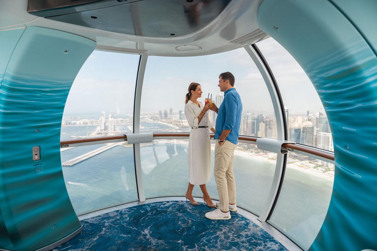 Ain Dubai Premium Ticket With Soft Drinks or Mocktails Ain Dubai Premium With Soft Drink/Mocktalis (Prime Time)