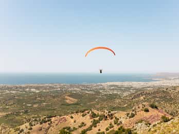 Chania: Paragliding Tandemflug