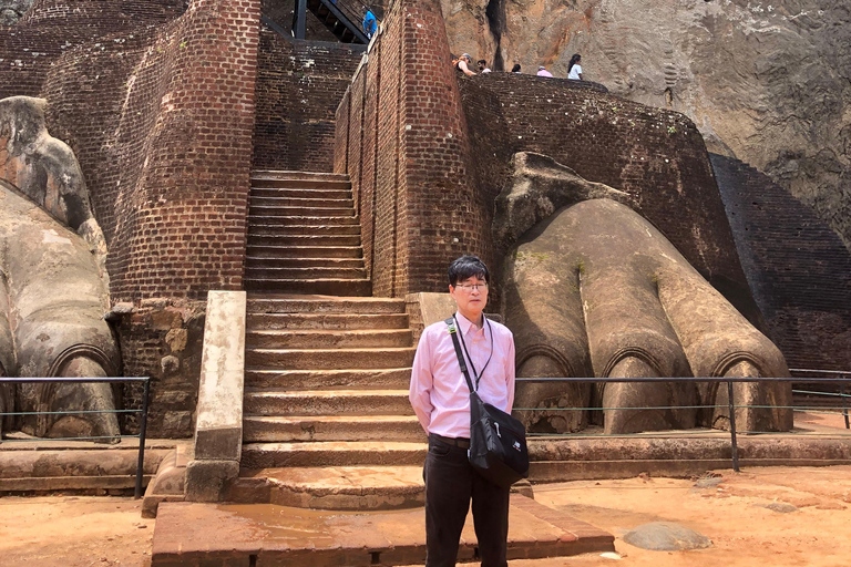 Tour privato di Sigiriya e Dambulla di un giorno interoTour partendo dalla zona di Negombo