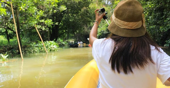 Negombo: Geführte Kajaktour in der Lagune