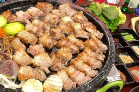 Korean BBQ Night Tour with Market Alleys and Local Stories