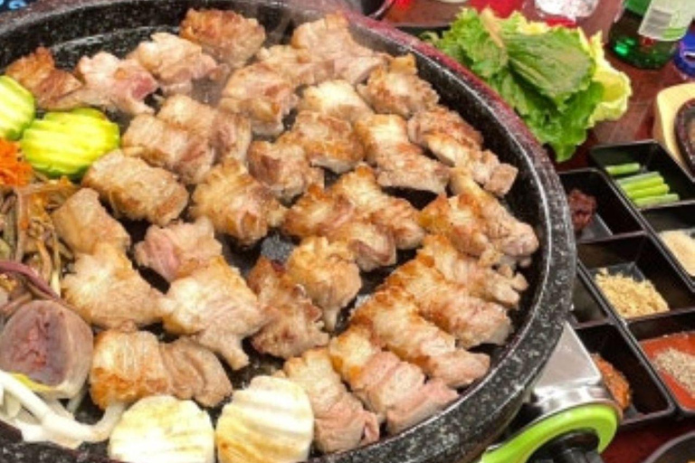 Korean BBQ Night Tour with Market Alleys and Local Stories