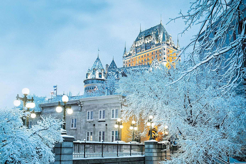 Depuis Montréal : Excursion d&#039;une journée à Québec avec entrée à l&#039;Hôtel de Glace