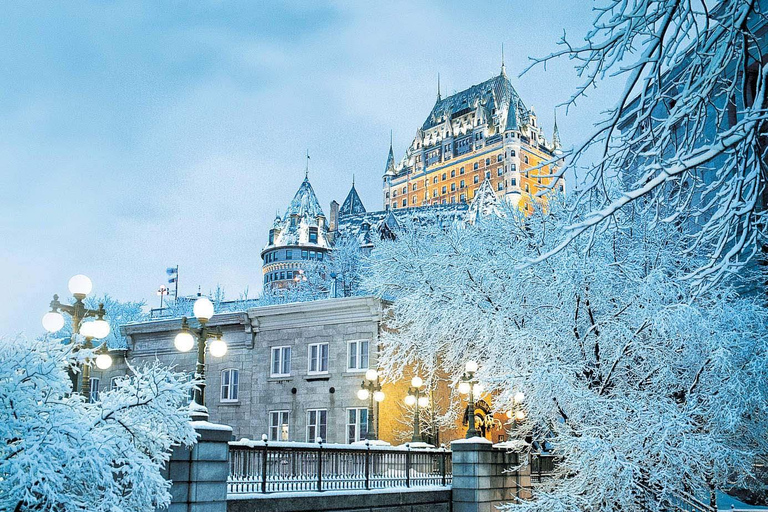 Depuis Montréal : Excursion d&#039;une journée à Québec avec entrée à l&#039;Hôtel de Glace