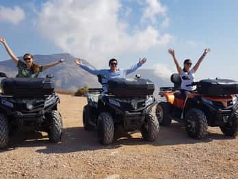 Santorini: ATV guidad tur runt södra delen av ön