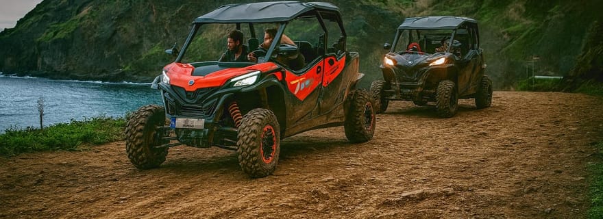 Visite en buggy à Madère – Forêt sauvage et vues sur la montagne (4 places)