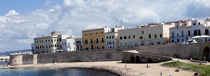 Lecce : circuit en vélo électrique à Gallipoli avec baignade et retour en taxi
