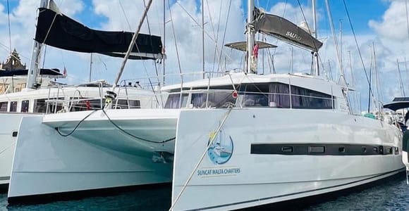 Malta: Catamaran Private Day Charter with Skipper
