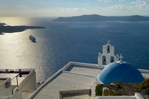 Visite unique de 3 heures de Santorin pour les passagers d&#039;un bateau de croisière