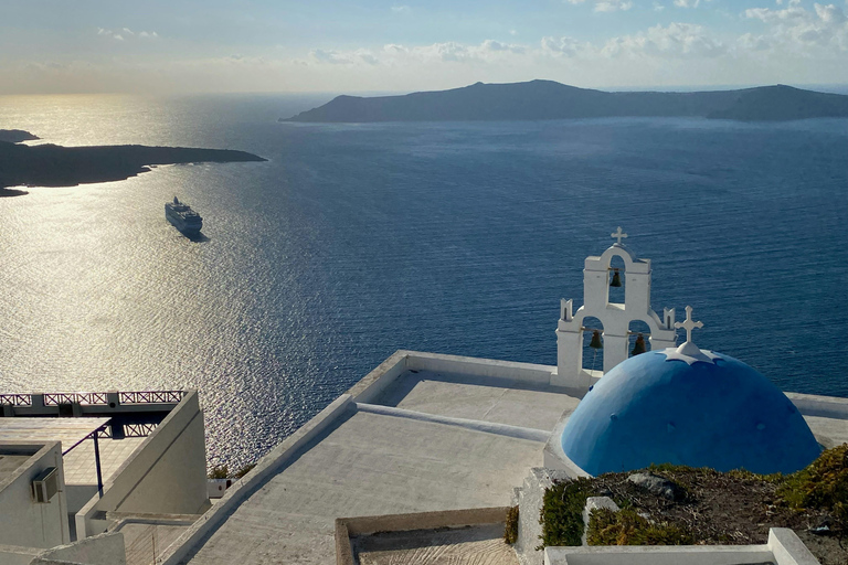 Unieke 3-uur durende rondleiding op Santorini voor cruiseschip passagiers