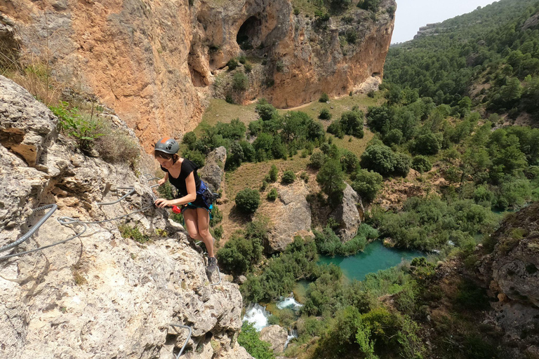 Madrid: Via Ferrata Avontuur met Vervoer