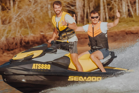 Aventura de 4 horas em jetski de Brisbane a Moreton Bay