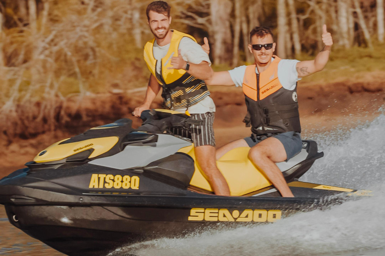 Aventura de 4 horas em jetski de Brisbane a Moreton Bay