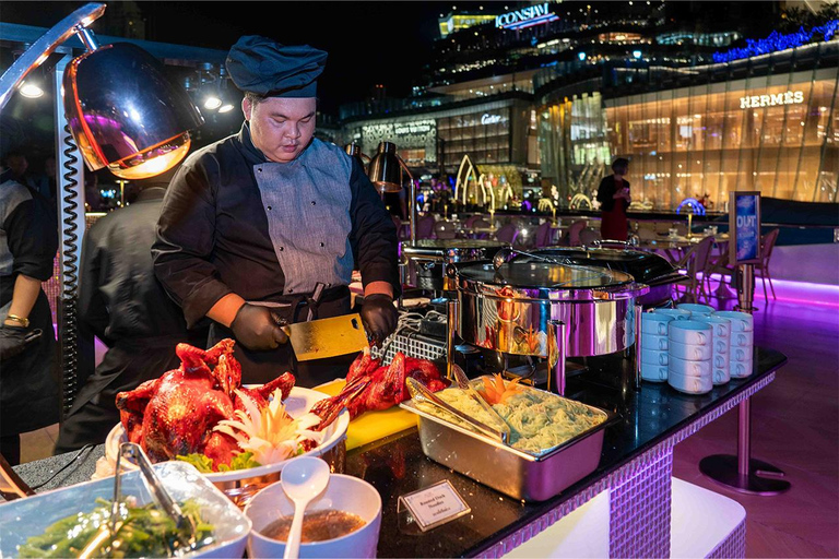 New Super Galaxy Chao Phraya Dinner Cruise from ICONSIAM Rooftop or Bow Open-Air 360° Seat