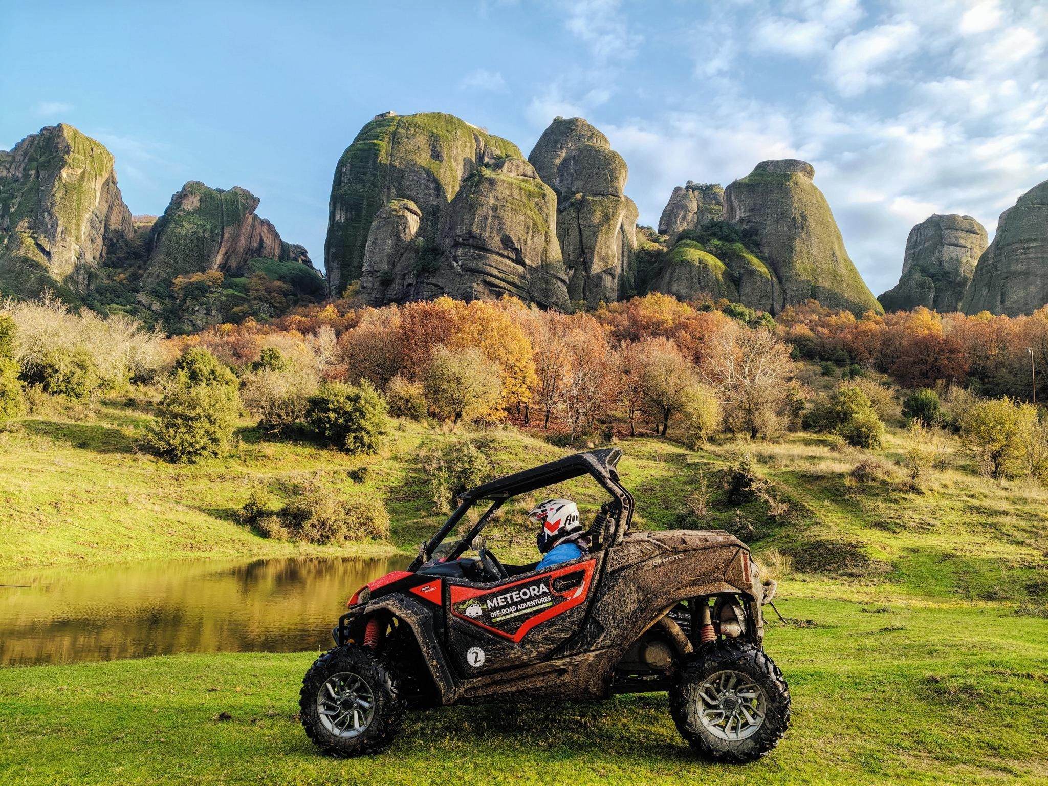 Meteora: Halbtägige SxS-Buggy-Tour am Morgen mit Guide