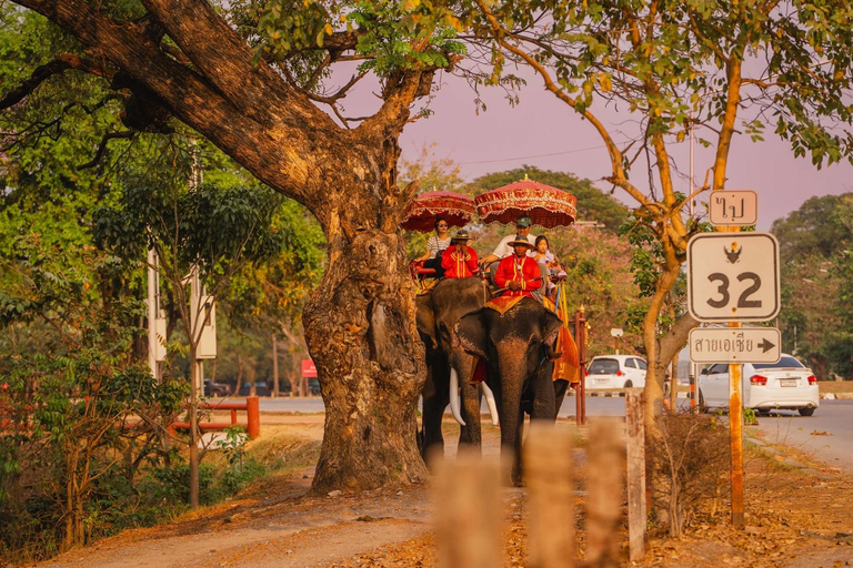 Bangkok: Ayutthaya Temples Day Trip with Sunset Cruise