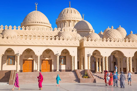 Hurghada: City Tour & Bazaar with Optional Sand Museum Visit Group Sightseeing and Shopping Tour