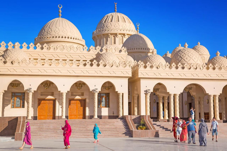 Hurghada: City Tour & Bazaar with Optional Sand Museum Visit Group Sightseeing and Shopping Tour