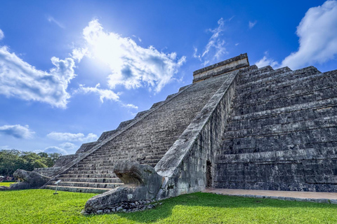 From Cancun: Chichen Itza, Cenote & Valladolid Day Trip Tour from Meeting Points in Cancun