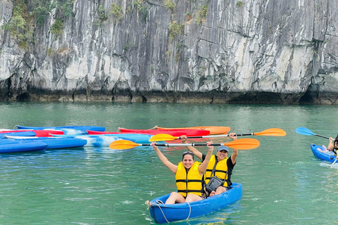 Hanoi: Ha Long Bay Day Cruise with Lunch, Cave & Kayaking Pick up in Hanoi old quarter