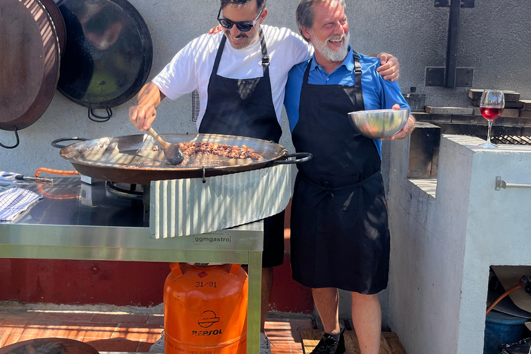 Barcellona: Masterclass di cucina sulla paella sul tetto