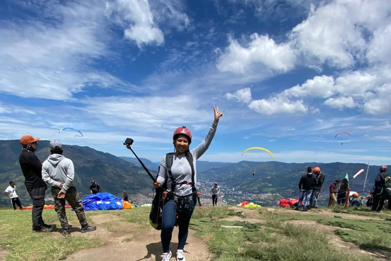 Paragliding near Medellin San Felix: Flying with GoPro Photos and Videos