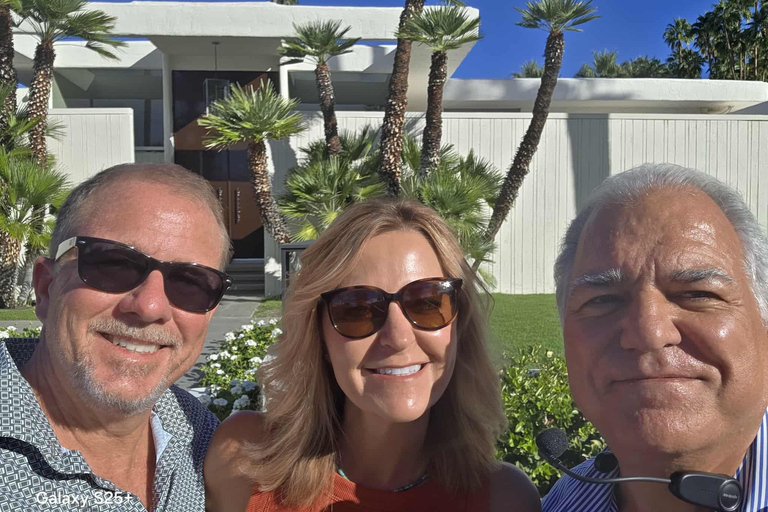 Palm Springs: Celebrity Homes Guided Electric Cart Tour Explore Palm Springs Celebrity Homes in Style
