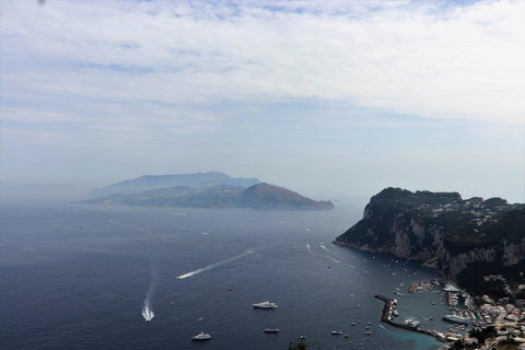 De Nápoles: Excursão em grupo à Gruta Azul, Capri e Anacapri