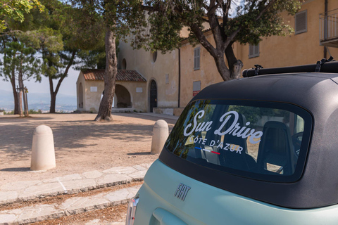 Antibes: Tour in a 100% electric Fiat Topolino 1-hour Discovery Tour in a Fiat Topolino
