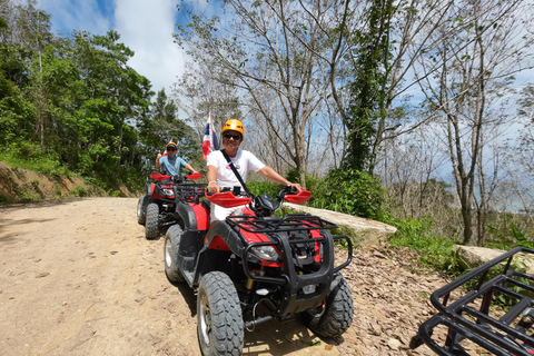 Phuket : Zipline+ATV Door Erawan Patong Seaview ZiplineZipline EP. S + ATV 60 Min Tijdsduur 2.30 uur.