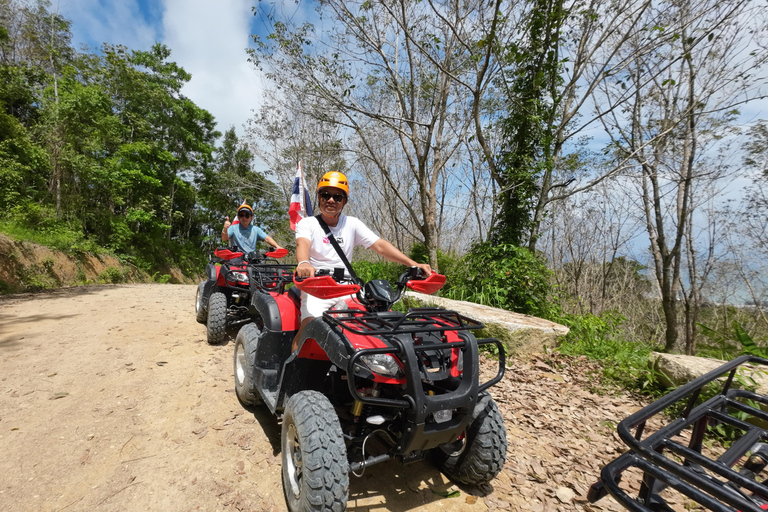 Phuket : Zipline+ATV By Erawan Patong Seaview ZiplineZipline EP. 3 + ATV 45 Min Duração 1.45 hrs.