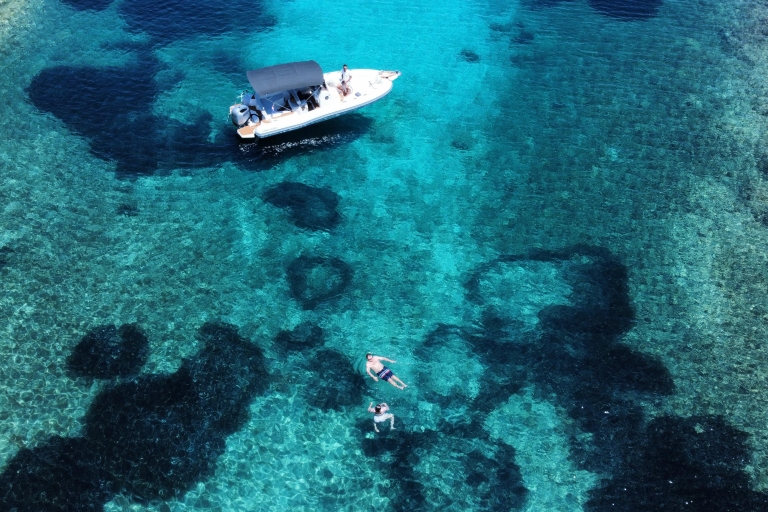 Van Split: Blue Lagoon & Trogir-boottocht met snorkelen