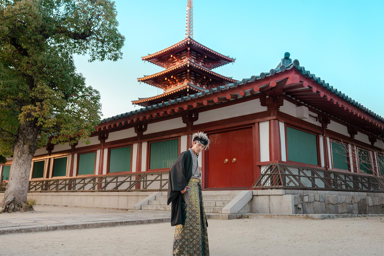 Osaka : Plan de location de Hakama pour une journéeLocation d'un hakama pour une journée