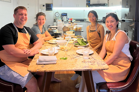 Home Cooking Class with a Local Top Cooking Class at a Local Home with a Cozy Kitchen