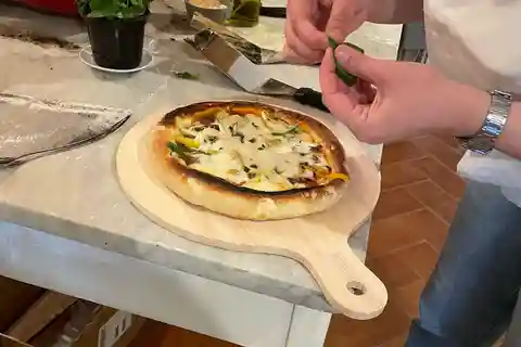 カプルソのワイナリーで一から作るジェラートとピザ