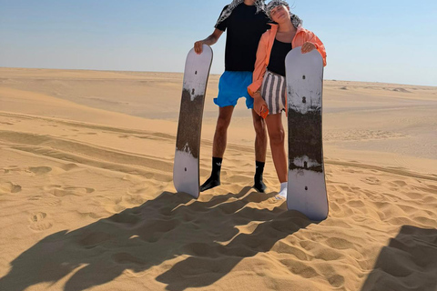From Cairo: 4x4 Desert Safari, Waterfalls & Magic Lake Shared Tour: Wadi El Rayan, Magic Lake & Lake Qarun, Jeep
