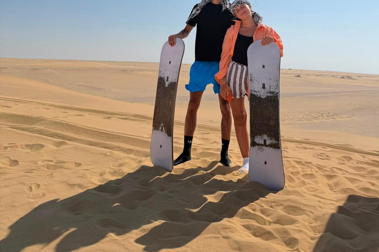 From Cairo: 4x4 Desert Safari, Waterfalls & Magic Lake Shared Tour: Wadi El Rayan, Magic Lake & Lake Qarun, Jeep