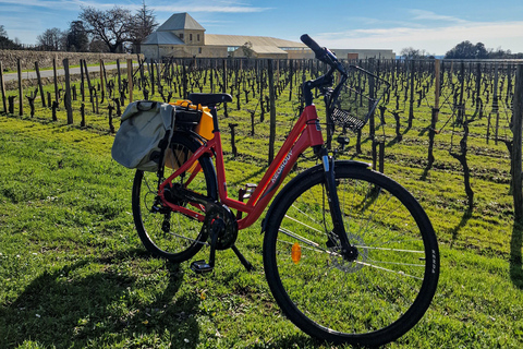 Visite d&#039;une demi-journée de Saint Emilion à vélo et en voiture avec pique-nique